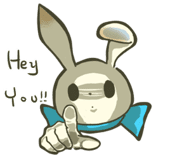 The Ribbon Bunny Rabby sticker #8525880