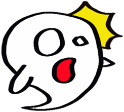 Ghost  yuchan sticker sticker #8526483
