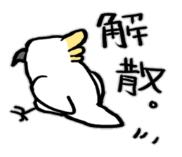 Sulphur-Crested Cockatoo KIBATA sticker #8526766