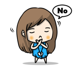 I am a mini cute girl sticker #8527044