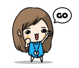 I am a mini cute girl sticker #8527045