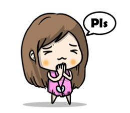 I am a mini cute girl sticker #8527046