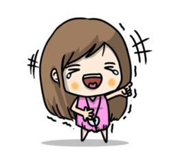 I am a mini cute girl sticker #8527048