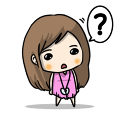 I am a mini cute girl sticker #8527049