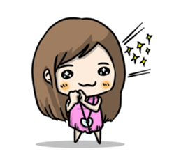 I am a mini cute girl sticker #8527055