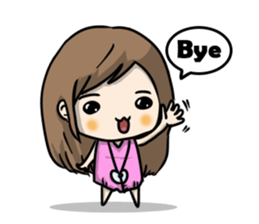 I am a mini cute girl sticker #8527056