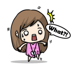 I am a mini cute girl sticker #8527057