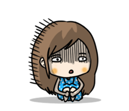 I am a mini cute girl sticker #8527058