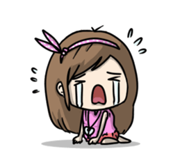 I am a mini cute girl sticker #8527062