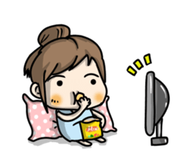 I am a mini cute girl sticker #8527068