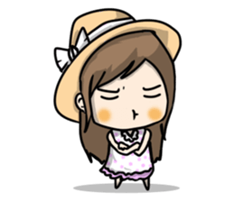 I am a mini cute girl sticker #8527071