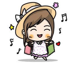 I am a mini cute girl sticker #8527072