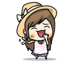 I am a mini cute girl sticker #8527073