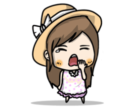 I am a mini cute girl sticker #8527074