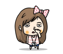 I am a mini cute girl sticker #8527075