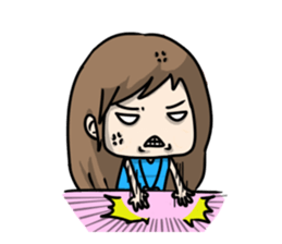 I am a mini cute girl sticker #8527076