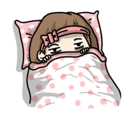 I am a mini cute girl sticker #8527079