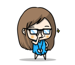 I am a mini cute girl sticker #8527081