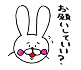 Rabbit name USA 2 sticker #8527284