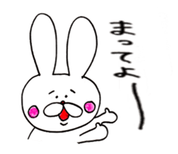 Rabbit name USA 2 sticker #8527311