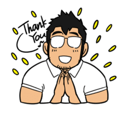 Teacher white polo shirt sticker #8527331