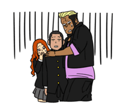 Teacher white polo shirt sticker #8527351