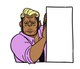 Teacher white polo shirt sticker #8527352