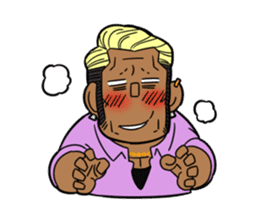 Teacher white polo shirt sticker #8527356