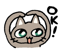 cat kobayashi sticker #8527682