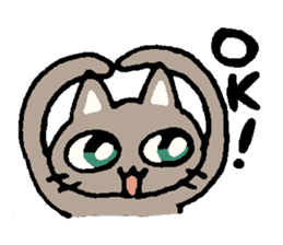 cat kobayashi sticker #8527682