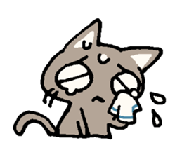 cat kobayashi sticker #8527701