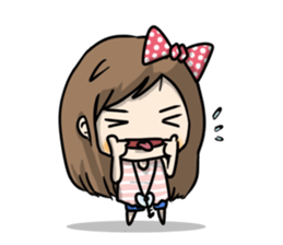 I am a cute girl sticker #8528099