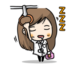 I am a cute girl sticker #8528103