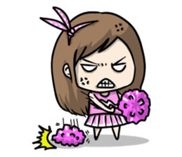 I am a cute girl sticker #8528110