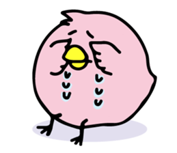 A pink chick sticker #8528471