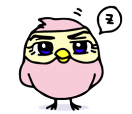 A pink chick sticker #8528478