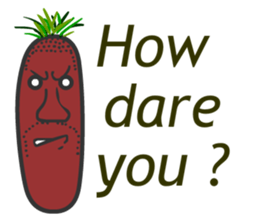 YASAI : Black Radish sticker #8528725