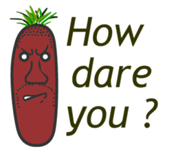 YASAI : Black Radish sticker #8528725