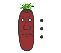 YASAI : Black Radish sticker #8528728