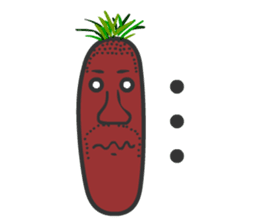 YASAI : Black Radish sticker #8528728