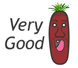 YASAI : Black Radish sticker #8528729