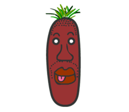 YASAI : Black Radish sticker #8528730