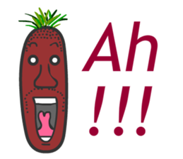 YASAI : Black Radish sticker #8528734