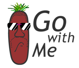 YASAI : Black Radish sticker #8528738