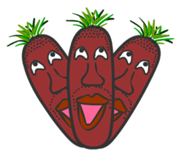 YASAI : Black Radish sticker #8528750