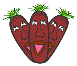 YASAI : Black Radish sticker #8528750
