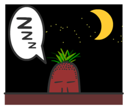YASAI : Black Radish sticker #8528757