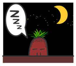 YASAI : Black Radish sticker #8528757