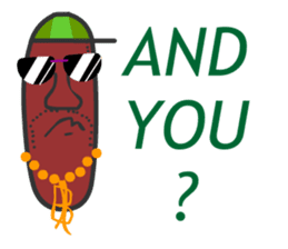 YASAI : Black Radish sticker #8528760