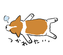 I love corgi!! sticker #8528810